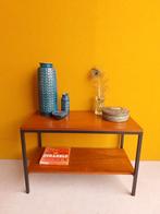 Retro vintage design bijzettafeltje sidetable tafel tafeltje, Huis en Inrichting, Tafels | Bijzettafels, Gebruikt, Rechthoekig
