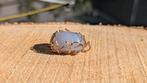 Blauwe Chalcedoon hanger., Ophalen of Verzenden, Nieuw, Blauw