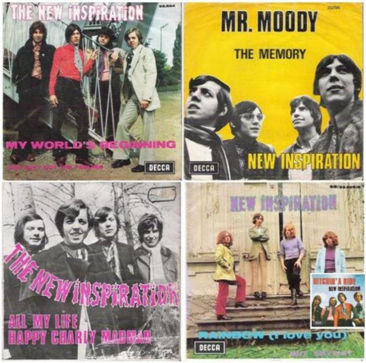 NEW INSPIRATION - PAKKET!, Cd's en Dvd's, Vinyl Singles, Zo goed als nieuw, Single, Pop, 7 inch, Ophalen of Verzenden