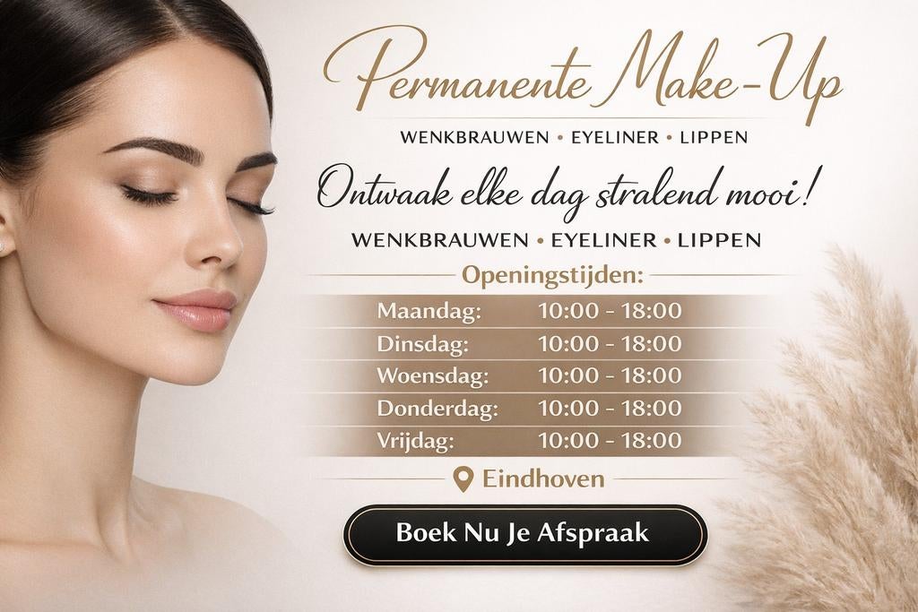 Permanente make-up behandelingen, Sieraden, Tassen en Uiterlijk, Uiterlijk | Cosmetica en Make-up, Ophalen of Verzenden, Gehele gezicht