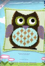 Cado vervaco borduurpakket kussen, meneertje uil, Hobby en Vrije tijd, Borduren en Borduurmachines, Ophalen of Verzenden, Nieuw