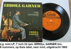 JAZZ, ERROLL GARNER, 2 x EP, 1957 en 1963, Overige formaten, Ophalen of Verzenden, Zo goed als nieuw, 1940 tot 1960