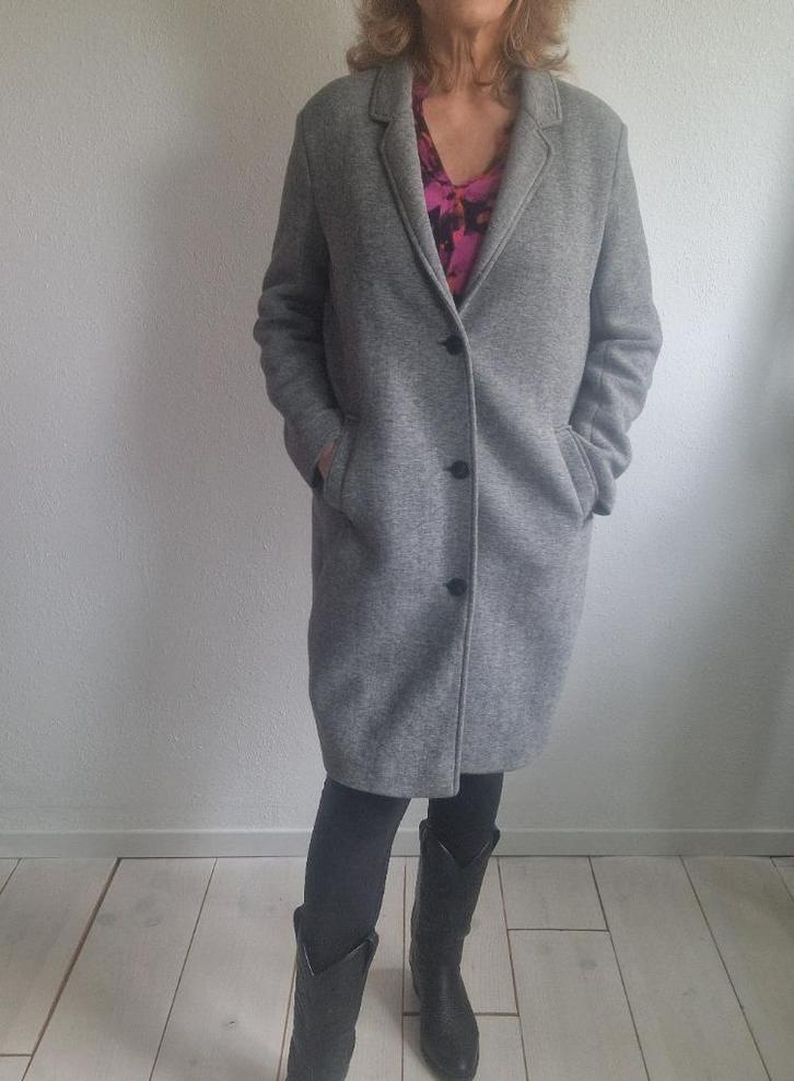 Closed blazer jas Start. Maat M. Grijs., Kleding | Dames, Jassen | Winter, Zo goed als nieuw, Maat 38/40 (M), Grijs, Ophalen of Verzenden