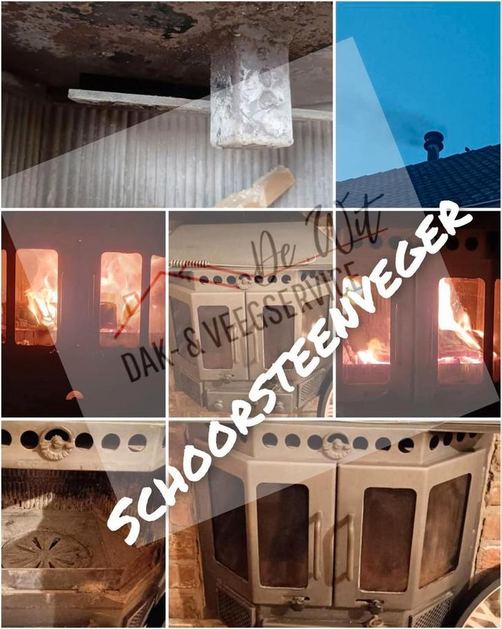 Schoorsteen veger, Huis en Inrichting, Haarden, Zo goed als nieuw, Houthaard, Ophalen