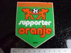 sticker knvb supporter oranje wk ek voetbal logo vintage, Bedrijf of Vereniging, Zo goed als nieuw, Verzenden
