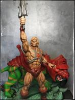 MFA He-Man & Battle Cat 1/4 schaal beelden set, Ophalen of Verzenden, Zo goed als nieuw, Fantasy