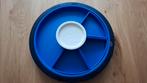 Tupperware serveerschaal, Ophalen