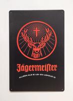 Jagermeister ijskoud logo reclamebord van metaal wandbord, Verzamelen, Merken en Reclamevoorwerpen, Reclamebord, Info@deconoord.nl