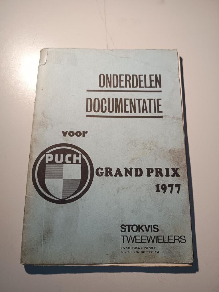 Puch onderdelen documentatie Grand Prix 1977, Ophalen of Verzenden