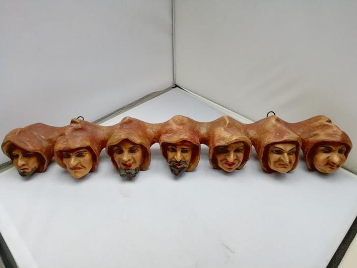 Pijpenrek "de zeven hoofdzonden", Verzamelen, Rookartikelen, Aanstekers en Luciferdoosjes, Gebruikt, Overige typen, Ophalen of Verzenden