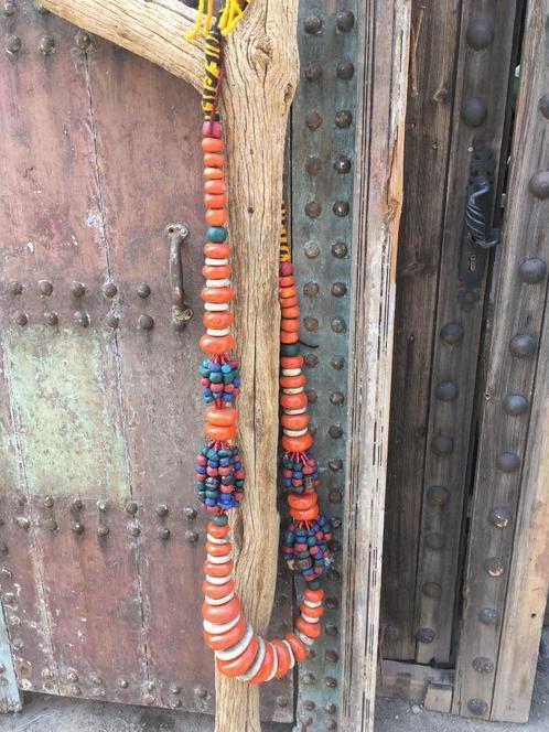 Amazigh tribale ketting, handgemaakt, uitzonderlijk stuk., Sieraden, Tassen en Uiterlijk, Antieke sieraden, Overige typen, Overige materialen