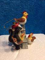 Charming Tails Beeldje / Hanger Eiffeltoren: 3 French Hens, Ophalen of Verzenden, Nieuw, Dier