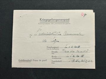 WWII Krijgsgevangenen Kampbrief, Stalag IA beschikbaar voor biedingen