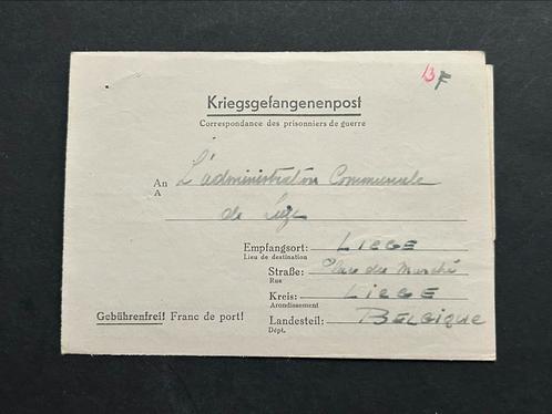 WWII Krijgsgevangenen Kampbrief, Stalag IA, Verzamelen, Militaria | Tweede Wereldoorlog, Luchtmacht, Foto of Poster, Duitsland