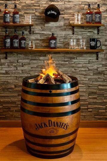 Jack Daniel’s Optimyst vuurton/ sfeerhaard whiskeyvat. beschikbaar voor biedingen