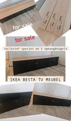 Besta tv meubel, Huis en Inrichting, Kasten | Televisiemeubels, Ophalen, 100 tot 150 cm, Zo goed als nieuw, Minder dan 100 cm