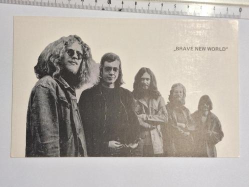BRAVE NEW WORLD   progressive Promotie foto, Verzamelen, Muziek, Artiesten en Beroemdheden, Zo goed als nieuw, Foto of Kaart, Ophalen of Verzenden
