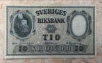 10 kronor 1958, Zweden., Verzenden, Los biljet