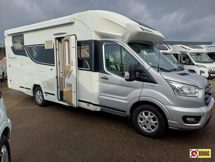 Benimar Tessoro 468 ENKELE BEDDEN, Caravans en Kamperen, Campers, tot en met 5, Half-integraal, Benimar, Diesel, Automaat, Cassettetoilet