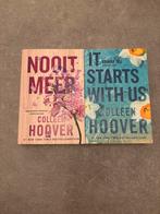 Colleen Hoover - Nooit Meer & It Starts With Us NL, Ophalen of Verzenden, Zo goed als nieuw, Nederland