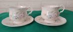 2x theekop met schotel, Royal Devon English Fine Bone China., Huis en Inrichting, Keuken | Servies, Verzenden, Zo goed als nieuw