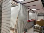 Slatwall of lammellewanden nieuw witte muren, Huis en Inrichting, Kasten | Wandmeubels, Nieuw, Ophalen of Verzenden, Minder dan 150 cm