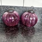 2 paarse heksenballen/heksenbol, Ophalen of Verzenden, Gebruikt