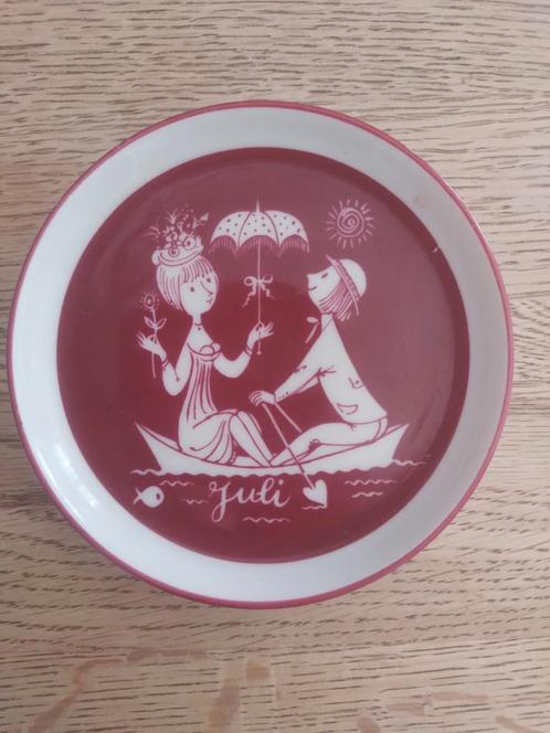 Rosenthal Studio-Linie Juli Monatsbilder Bjørn Wiinblad, Antiek en Kunst, Antiek | Schalen, Ophalen of Verzenden