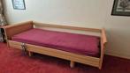 Hoog laag bed, seniorenbed, zorgbed, Huis en Inrichting, Slaapkamer | Bedden, Ophalen, 90 cm, Eenpersoons, Bruin