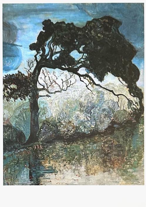 0145  CHARLEY TOOROP ~ landschap met boom, Verzamelen, Ansichtkaarten | Themakaarten, Ongelopen, 1980 tot heden, Overige thema's