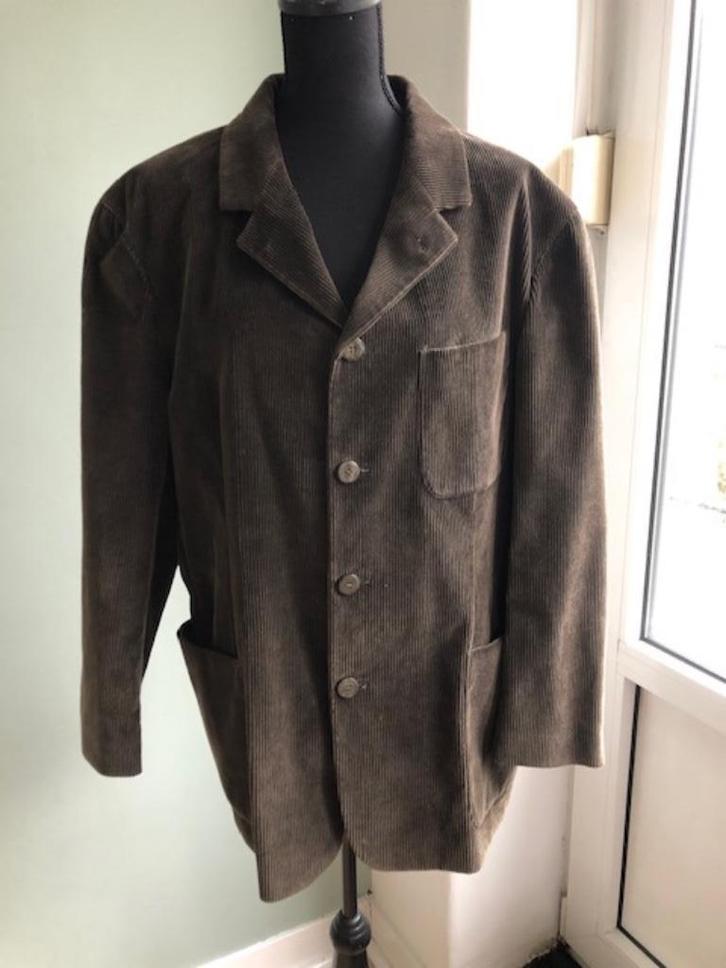 bruin corduroy heren colbert maat L van Beijenkorf huismerk., Kleding | Heren, Kostuums en Colberts, Gedragen, Maat 52/54 (L)