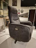 Elektrische relaxfauteuil Zitmaxx - Velvet stof, Ophalen, 75 tot 100 cm, Zo goed als nieuw, 75 tot 100 cm