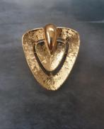 Vintage MONET broche / goud / verguld, Goud, Overige materialen, 4 tot 7 cm, Ophalen of Verzenden
