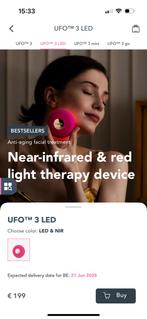FOREO UFO 3 LED | NIR & Anti aging LED Hydrating Facial, Ophalen of Verzenden, Zo goed als nieuw, Verzorging