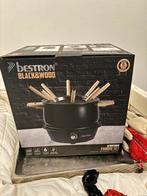 Bestron elektrische Fonduepan met 8 fonduevorken, Witgoed en Apparatuur, Gourmetstellen, Ophalen of Verzenden, Nieuw, 4 t/m 7 personen