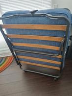 Logeerbed, Ophalen, 90 cm, Eenpersoons, Blauw