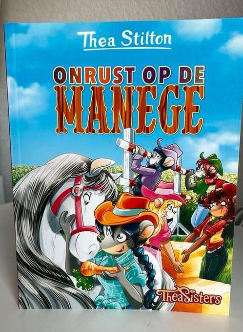 Thea Stilton - Onrust op de manege, Boeken, Kinderboeken | Jeugd | onder 10 jaar, Zo goed als nieuw, Ophalen of Verzenden