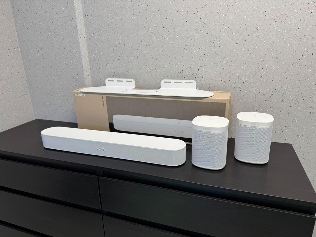 ≥ Sonos Beam gen2 wit & 2x One SL gen2 + garantie & factuur