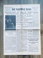 10 mei 1940 krant origineel ! WOII, Ophalen of Verzenden, Overige soorten, Nederland, Overige typen