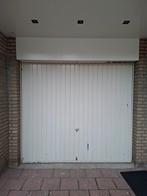 Metalen garagedeur., Ophalen, Gebruikt, 200 cm of meer, Wit