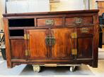 antiek chinees dressoir kast massief hout, Huis en Inrichting, Kasten | Dressoirs, Ophalen, 75 cm of meer, Zo goed als nieuw, Overige houtsoorten