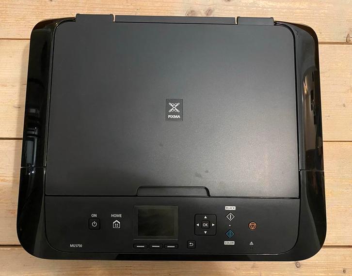 Printer Canon Pixma MG5750, Computers en Software, Printers, Gebruikt, All-in-one, Inkjetprinter, Kleur printen, Kopieren, Scannen