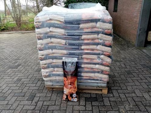 Tekoop witte houtpellets Queen energy, 14kg zak., Huis en Inrichting, Kachels, Zo goed als nieuw, Overige soorten, Elektrisch