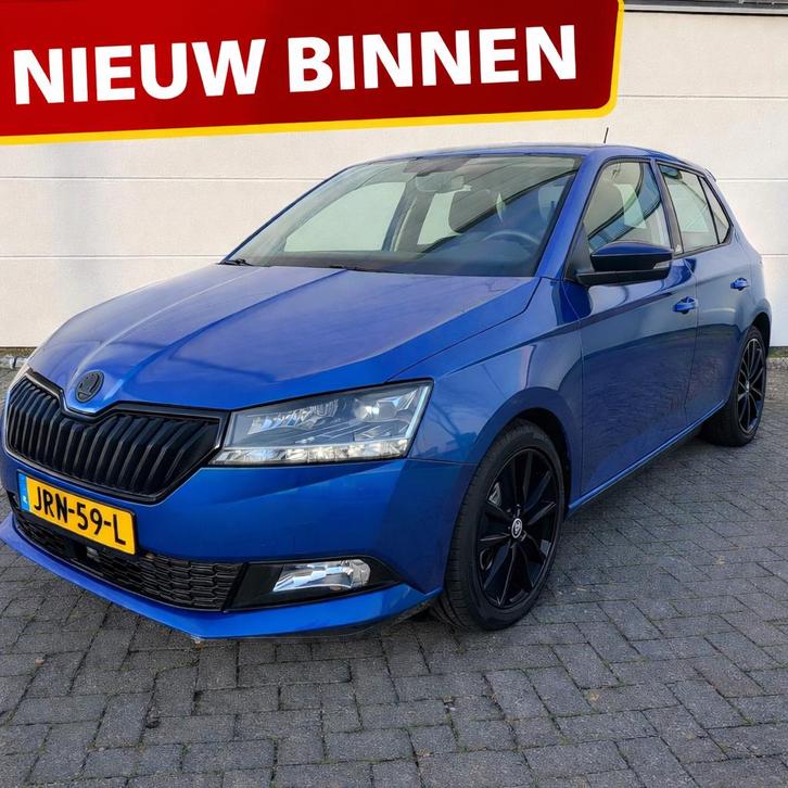 Skoda Fabia 1.0 TSI Monte Carlo  95pk Dsg-7 2021 Blauw, Auto's, Skoda, Bedrijf, Fabia, ABS, Adaptieve lichten, Airbags, Airconditioning