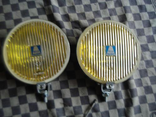 Oldtimer 2 hella gele mistlampen type 160 en diameter 16 cm, Auto-onderdelen, Verlichting, Gebruikt, Verzenden