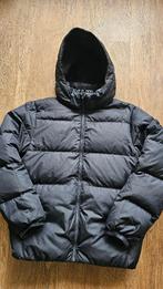 W007-Zwarte puffer ski-/winterjas Tommy Hilfiger (mt.164), Ophalen of Verzenden, Jongen, Jas, Tommy Hilfiger