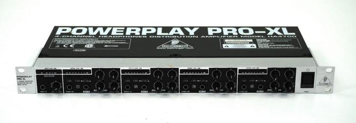 Behringer Powerplay Pro-XL HA4700, Audio, Tv en Foto, Professionele Audio-, Tv- en Video-apparatuur, Gebruikt, Audio, Ophalen of Verzenden