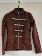 Bruin suède-achtig colbertje Jil & Sil maat 146/152, Meisje, Nieuw, Ophalen of Verzenden, Jil & Sil