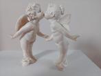 Set van 2 polystone engel beeldjes hoogte 15 cm zgan, Ophalen of Verzenden, Zo goed als nieuw