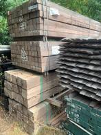 Hardhouten Planken , Palen en Balken., Gebruikt, Ophalen of Verzenden, Hardhout, 250 cm of meer